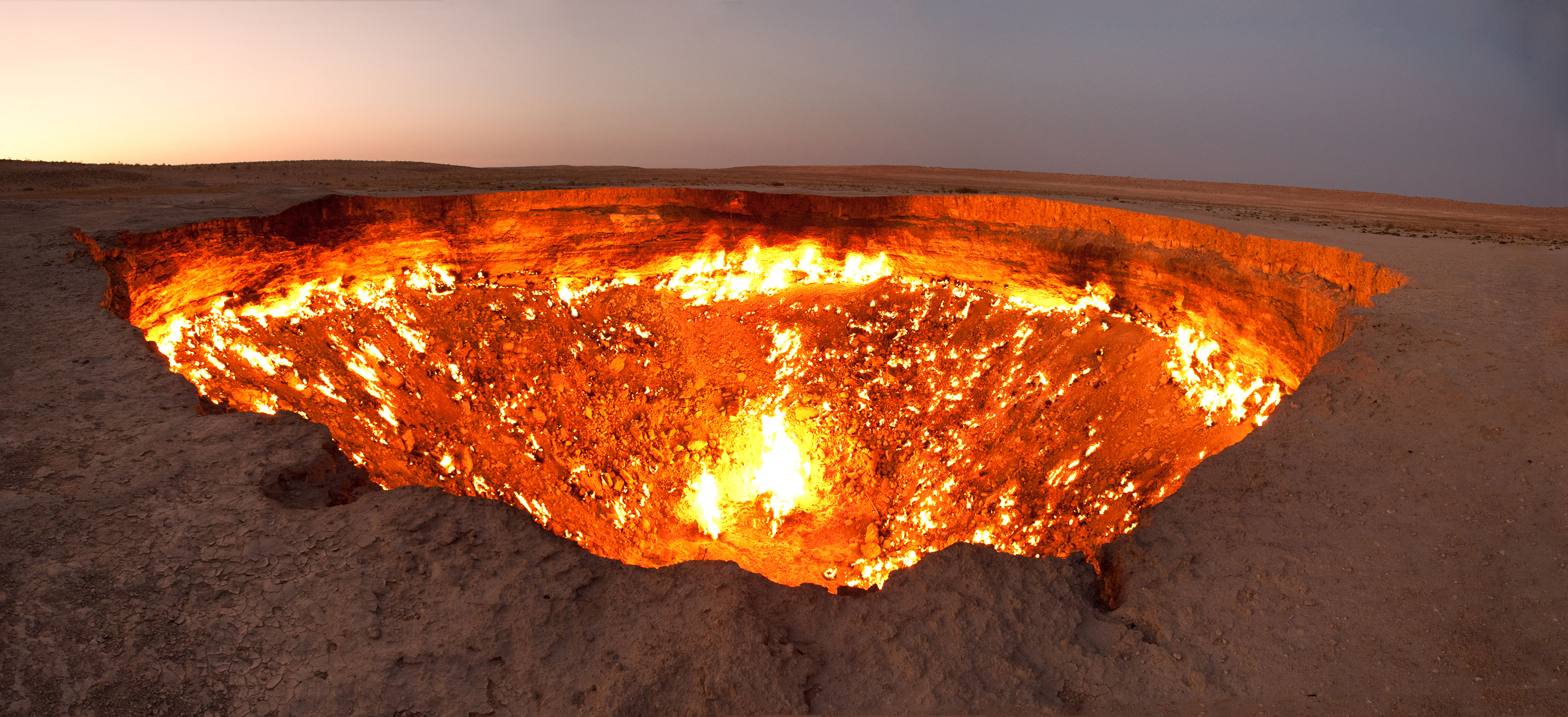 Turkmenistan's Door to Hell (Photo: ontherocksgeoblog.wordpress.com)